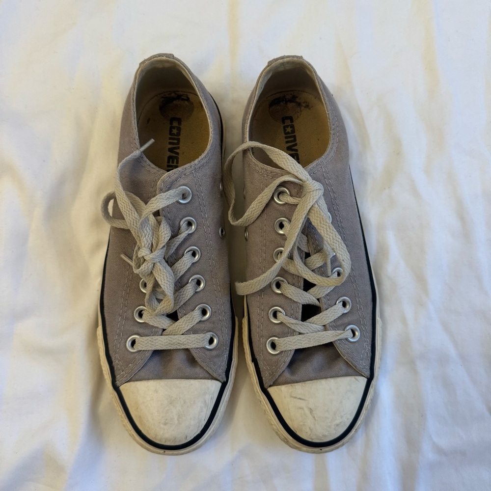 Grey Low-Top Converse